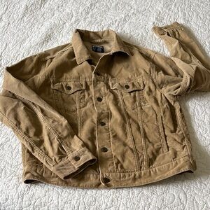 Kirra Men's Tan 💯% cotton Corduroy Jacket